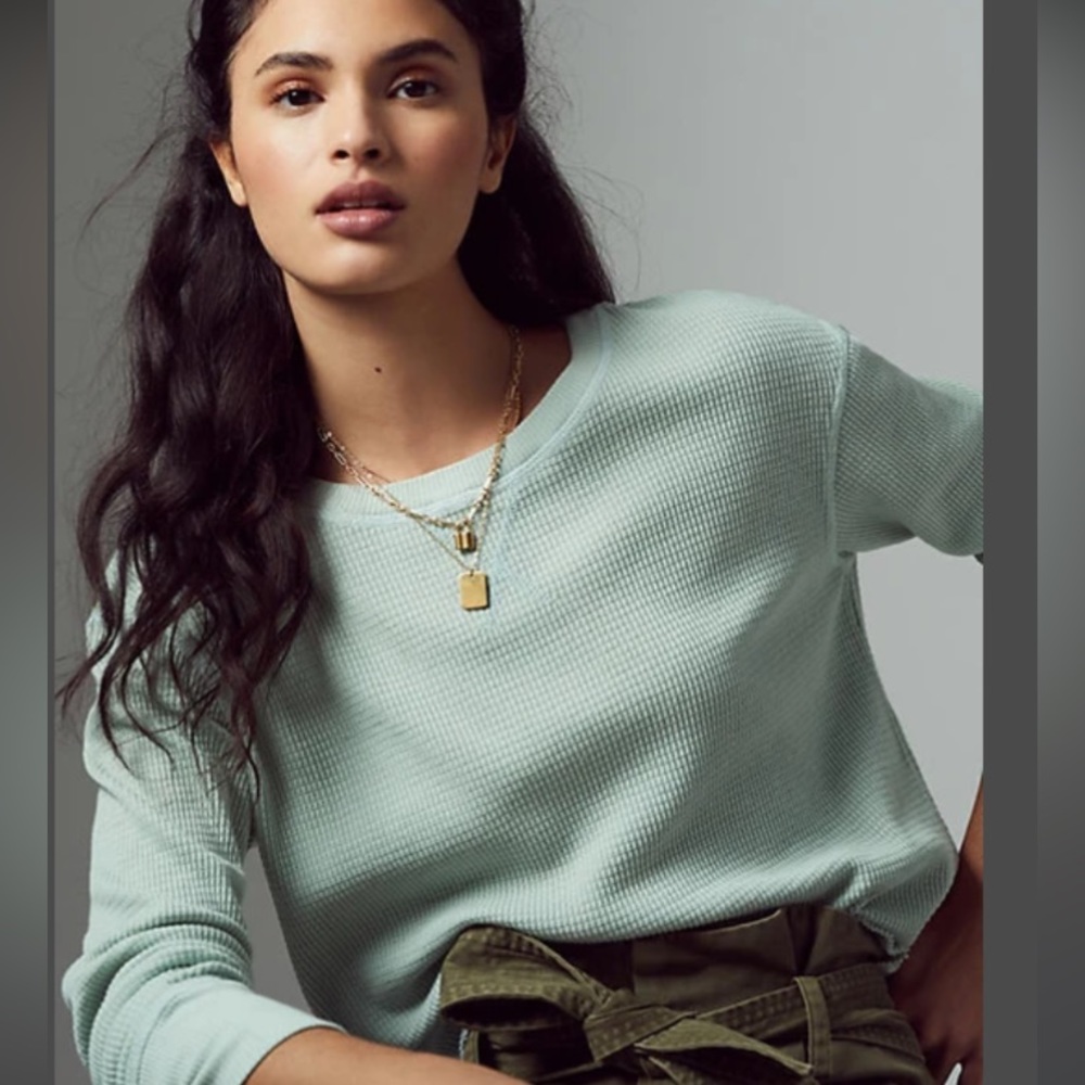 T.La Samantha Washed Thermal Top Long Sleeve
